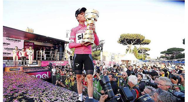 Cyclisme : Christopher Froome remporte Le Giro 2018