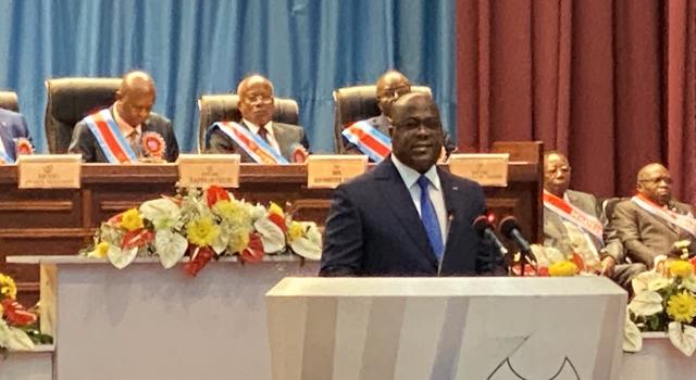 Etat de la Nation: le Président de la République annonce des perspectives meilleures pour l’économie de la RDC Tshisekedi